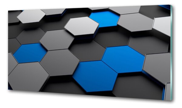 Panou sticlă decorativa bucătărie 3D Abstracție