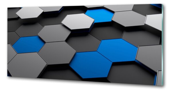 Panou sticlă decorativa bucătărie 3D Abstracție