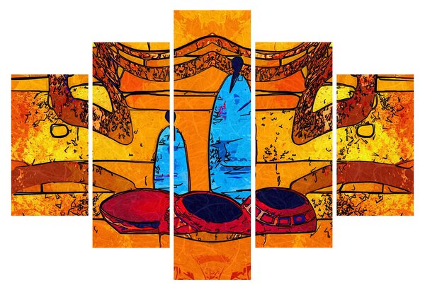 Tablou - Pictură străveche (150x105 cm)