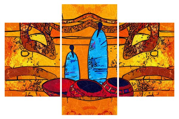 Tablou - Pictură străveche (90x60 cm)