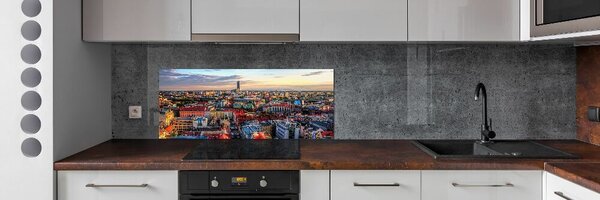 Panou sticla securizata bucatarie Panorama Wroclaw