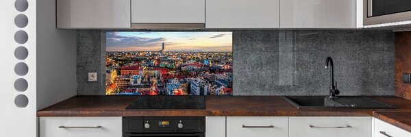 Panou sticla securizata bucatarie Panorama Wroclaw