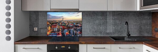 Panou sticla securizata bucatarie Panorama Wroclaw