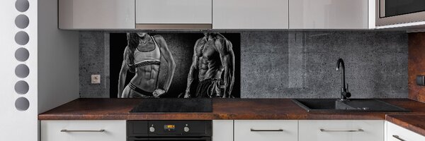 Panou de bucătărie Clădire musculare