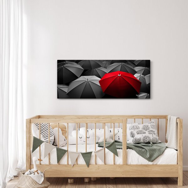 Tablou cu umbrele deschise (120x50 cm)