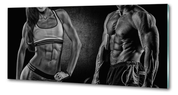Panou de bucătărie Clădire musculare