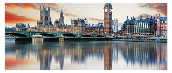 Tablou - Houses of Parliament din Londra (120x50 cm)