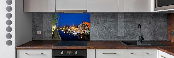 Sticlă printata bucătărie noapte Bydgoszcz