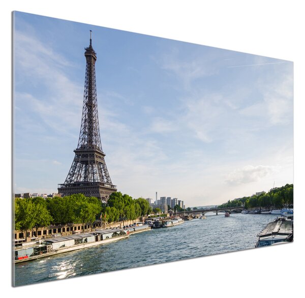 Panou sticlă decorativa bucătărie Turnul Eiffel din Paris