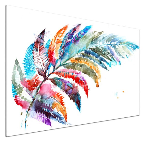 Panou sticlă decorativa bucătărie stilou colorat