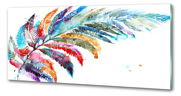 Panou sticlă decorativa bucătărie stilou colorat