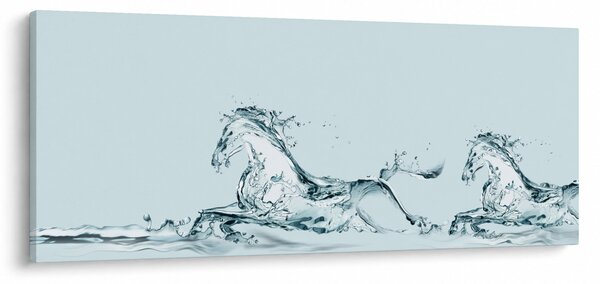 Tablou - Cai din picături de apă (120x50 cm)