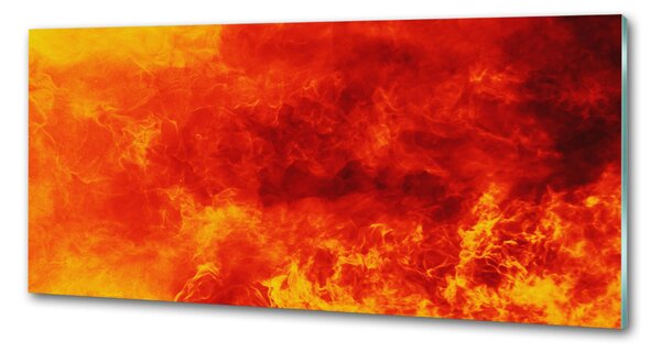 Panou sticla securizata bucatarie Flames