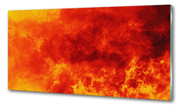 Panou sticla securizata bucatarie Flames