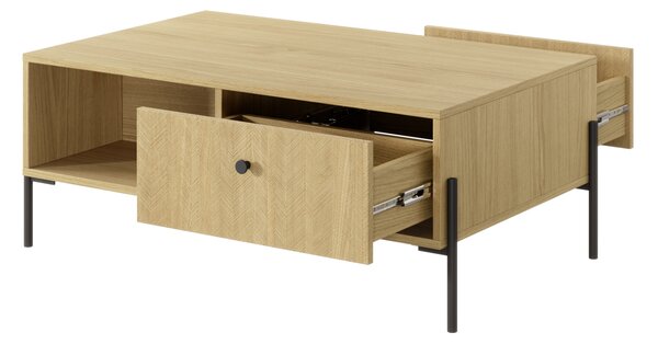 Masuta de cafea in decor stejar SCANDI 2S