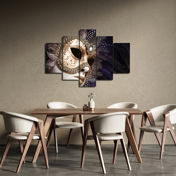 Tablou cu statuie cu masca (150x105 cm)