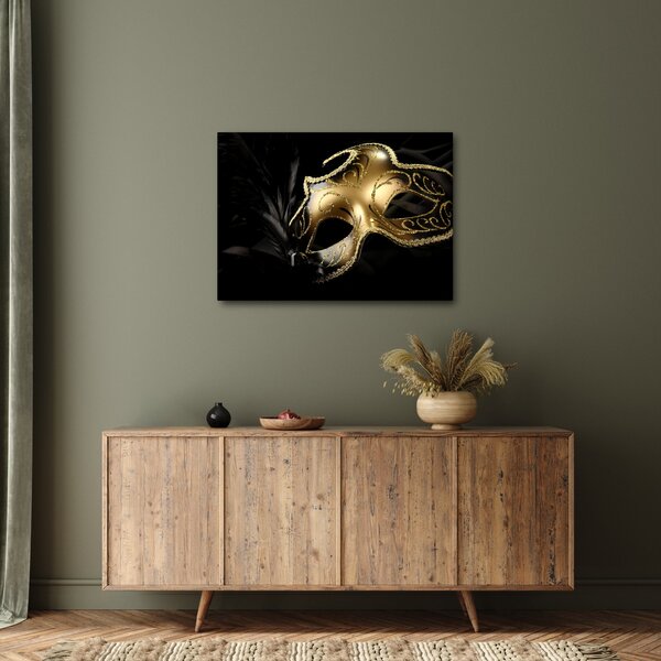 Tablou masca aurie (70x50 cm)