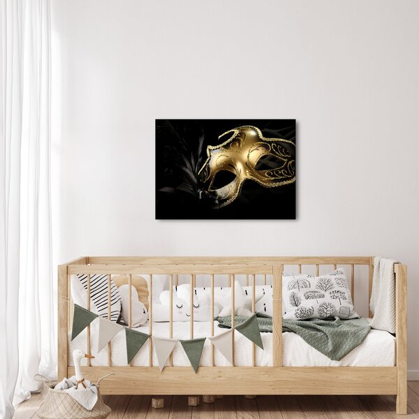 Tablou masca aurie (70x50 cm)