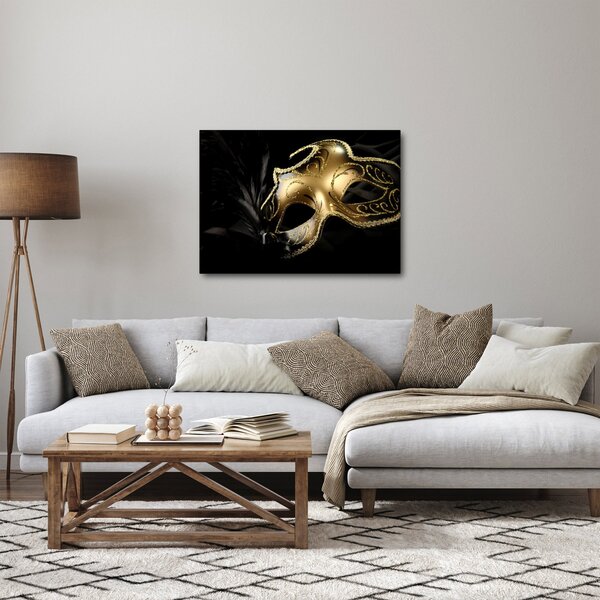 Tablou masca aurie (70x50 cm)
