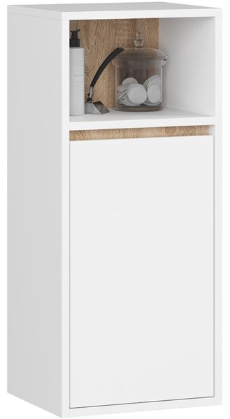 Set mobilier baie Vambos luxe (alb + stejar sonoma). Promo -18%. 1152127