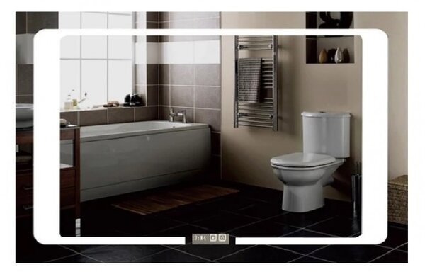 Oglinda Led, Dezaburire Si Ceas , Esn16, 90x 60 cm