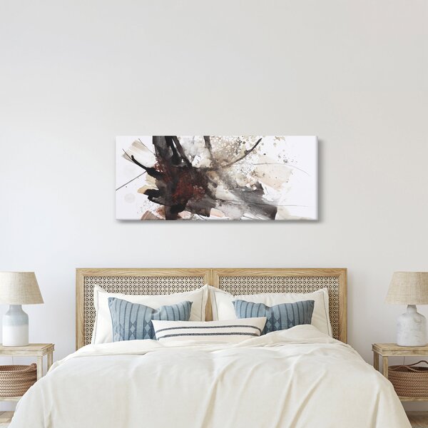 Tablou cu pictură abstactă (120x50 cm)