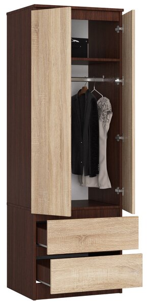 Dulap de haine Surgimiento (wenge + stejar sonoma). Promo -19%. 1151989