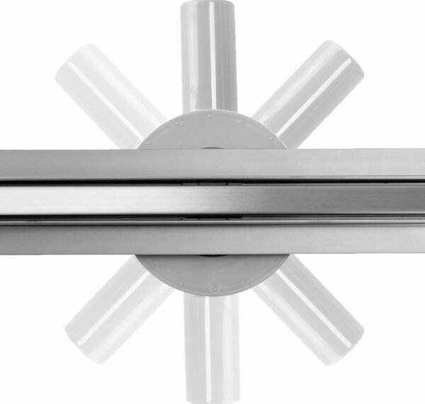 Rigola dus Rea Neo Slim Pro Nickel Brush INOX 50