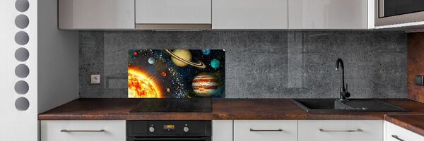 Sticlă pentru bucătărie Sistem solar