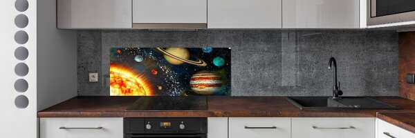 Sticlă pentru bucătărie Sistem solar