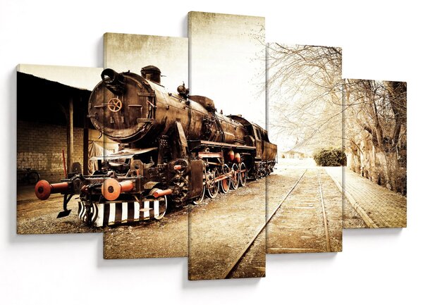 Tablou - Locomotiva istorică (150x105 cm)