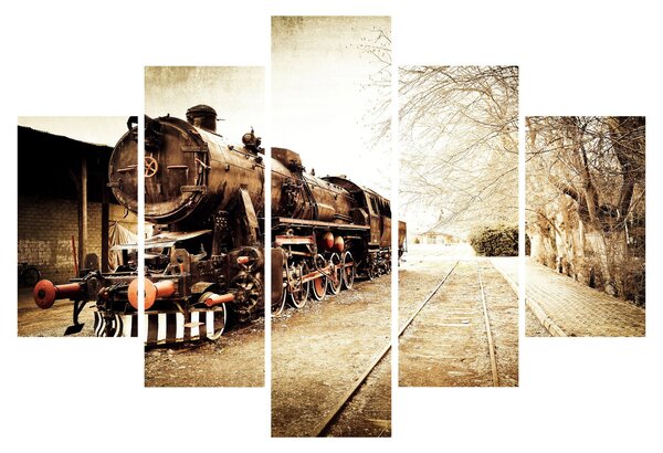 Tablou - Locomotiva istorică (150x105 cm)