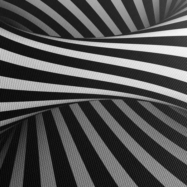 Tablou abstract cu dungi de zebră (cu ceas) (90x30 cm)