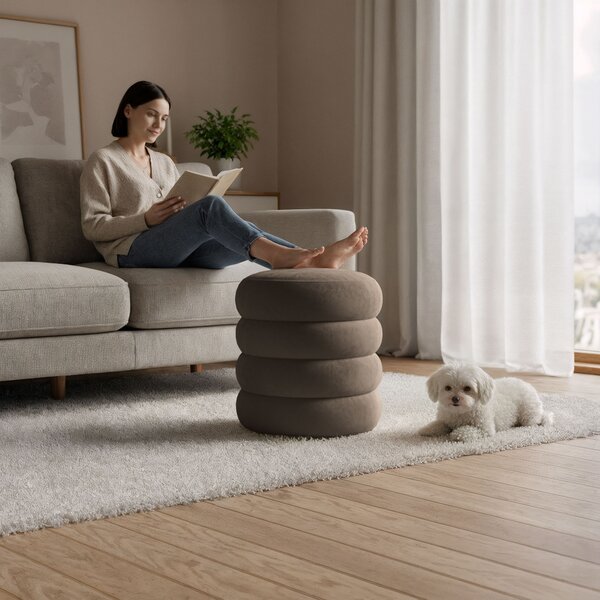 Taburete Snupy (maro). Promo -15%. 1152164
