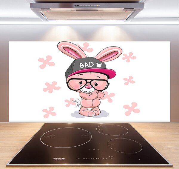 Panou sticla securizata bucatarie Rabbit în capac