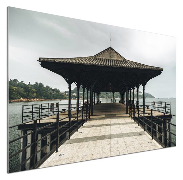 Sticlă printata bucătărie Pier în Hong Kong