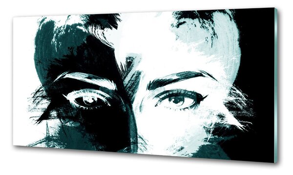 Panou perete bucătărie Abstracție femeie