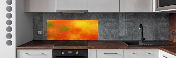 Panou sticlă bucătărie triunghiuri abstractizare