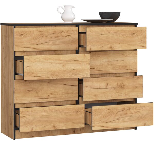 Comodă Kapil II (stejar craft). Promo -21%. 1152088