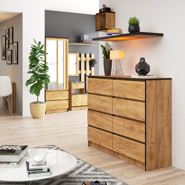 Comodă Kapil II (stejar craft). Promo -21%. 1152088
