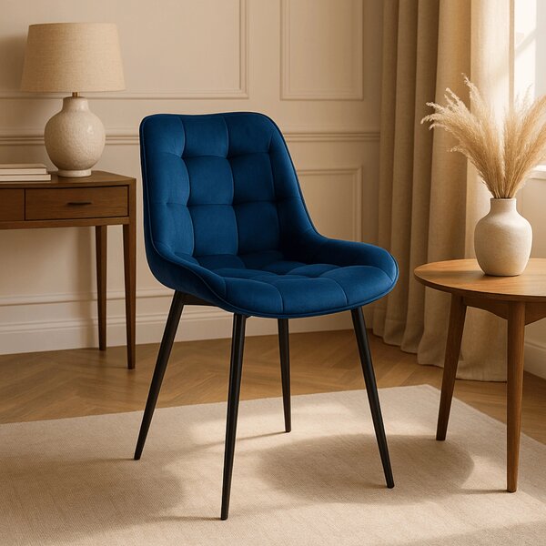 Scaun sufragerie Clavar (albastru marin) . Promo -10%. 1118909