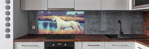 Sticlă pentru bucătărie White Lake Horse