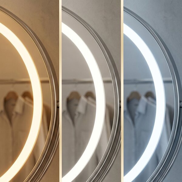 Oglindă LED MAKE-UP Chrome 50 cm