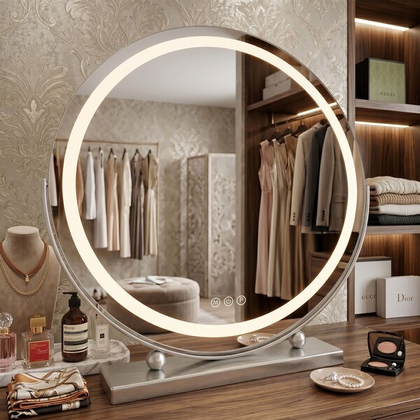 Oglindă LED MAKE-UP Chrome 50 cm