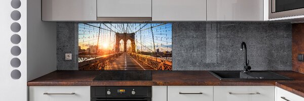 Panou de bucătărie Podul Brooklyn