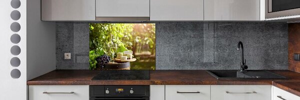 Panou sticla securizata bucatarie Vin și gustări