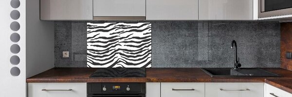 Panou perete bucătărie fundal Zebra