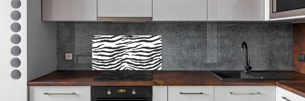 Panou perete bucătărie fundal Zebra