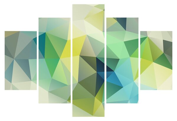 Tablou abstracțiunii geometrice (150x105 cm)