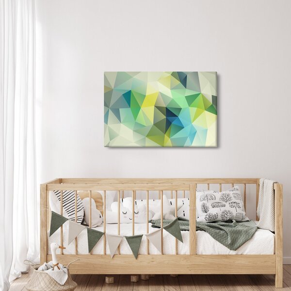 Tablou abstracțiunii geometrice (90x60 cm)